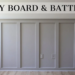 diy board and batten wall