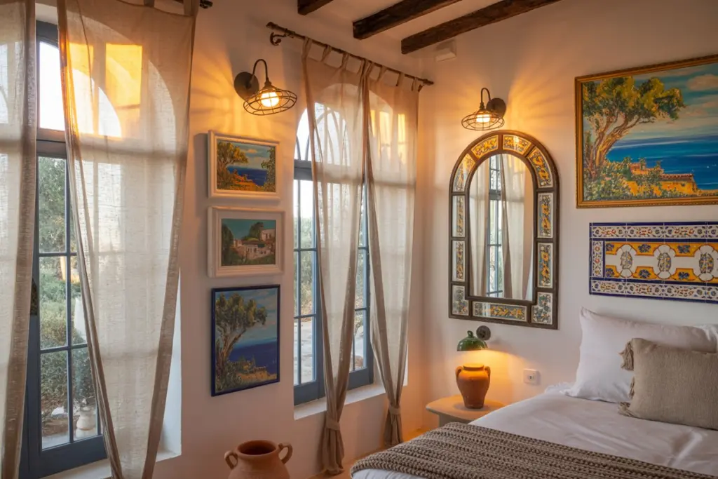 mediterranean bedroom