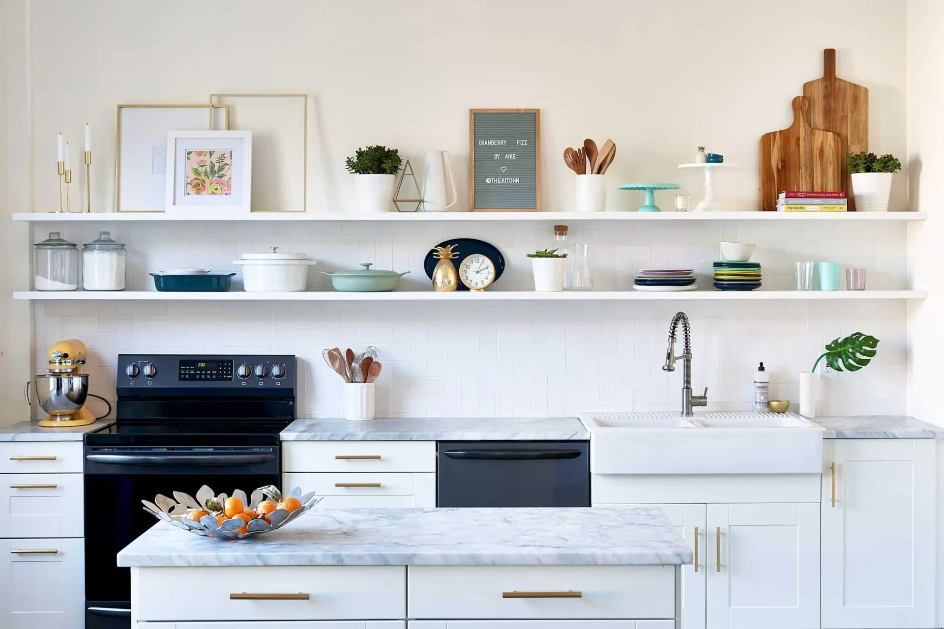 20 Types of Kitchen Cabinet Styles You'll Love 12 Floor Kitchen Shelf|
Kitchen Shelving