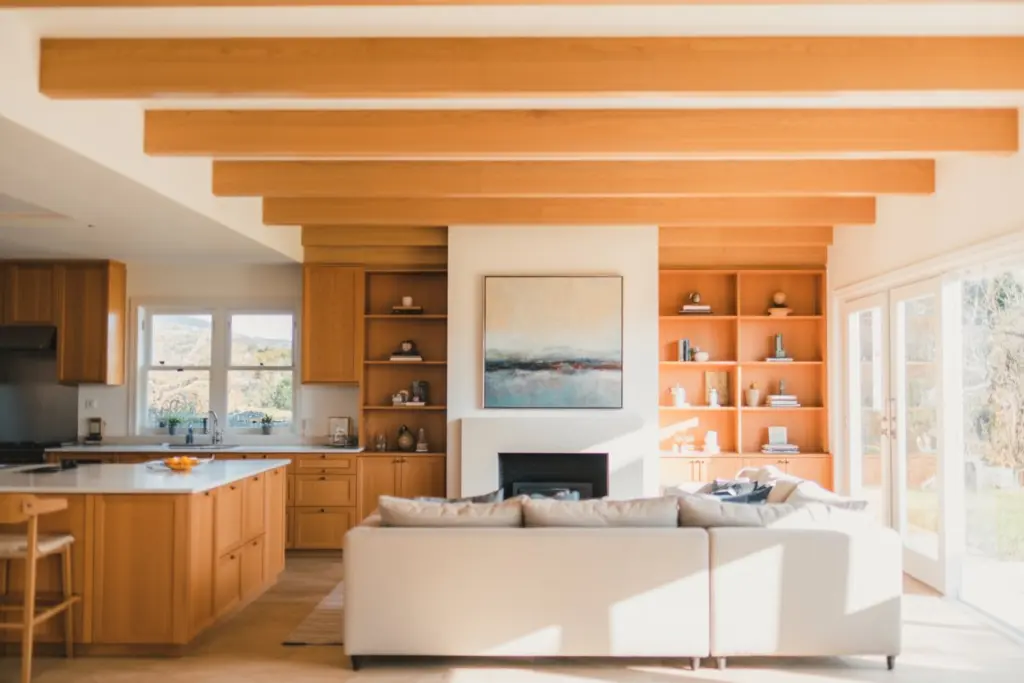 open kitchen living area