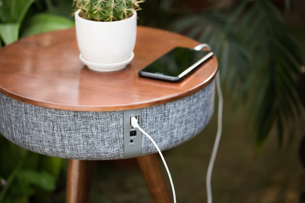 Smart Side Table| nightstand with drawers
