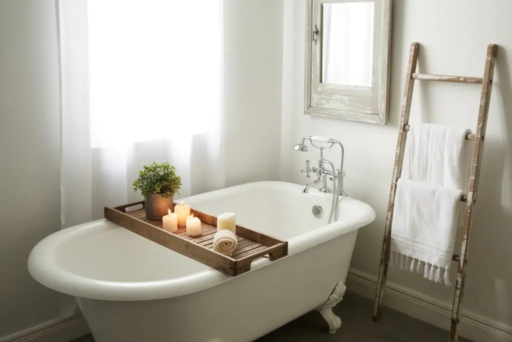 rustic bathroom theme