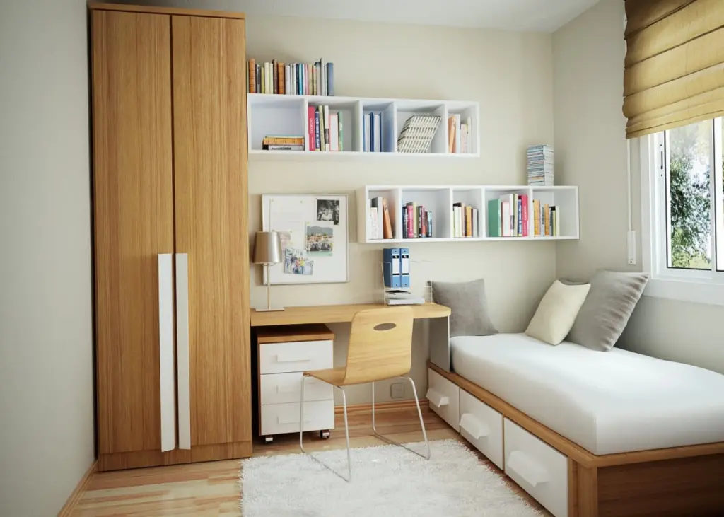 Pick Your Perfect Bedroom Size: Tiny Room, Big Impact 9 king upholstered bed| Teenager Room