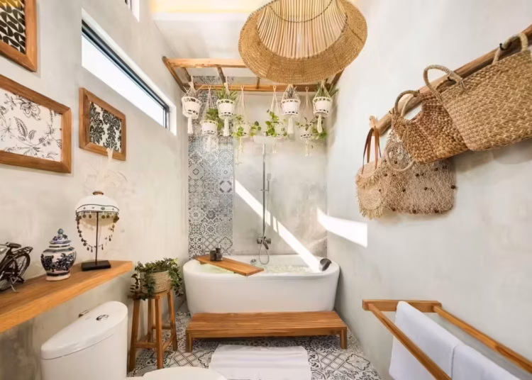 Boho bathroom decor ideas