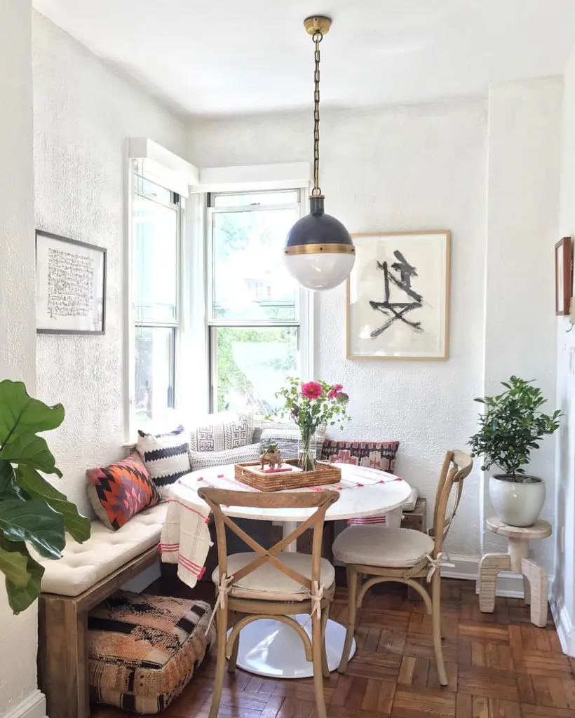 21+ Amazing Bohemian Kitchens Ideas in 2024 16 Boho Kitchen Table| Cozy Breakfast Nook
