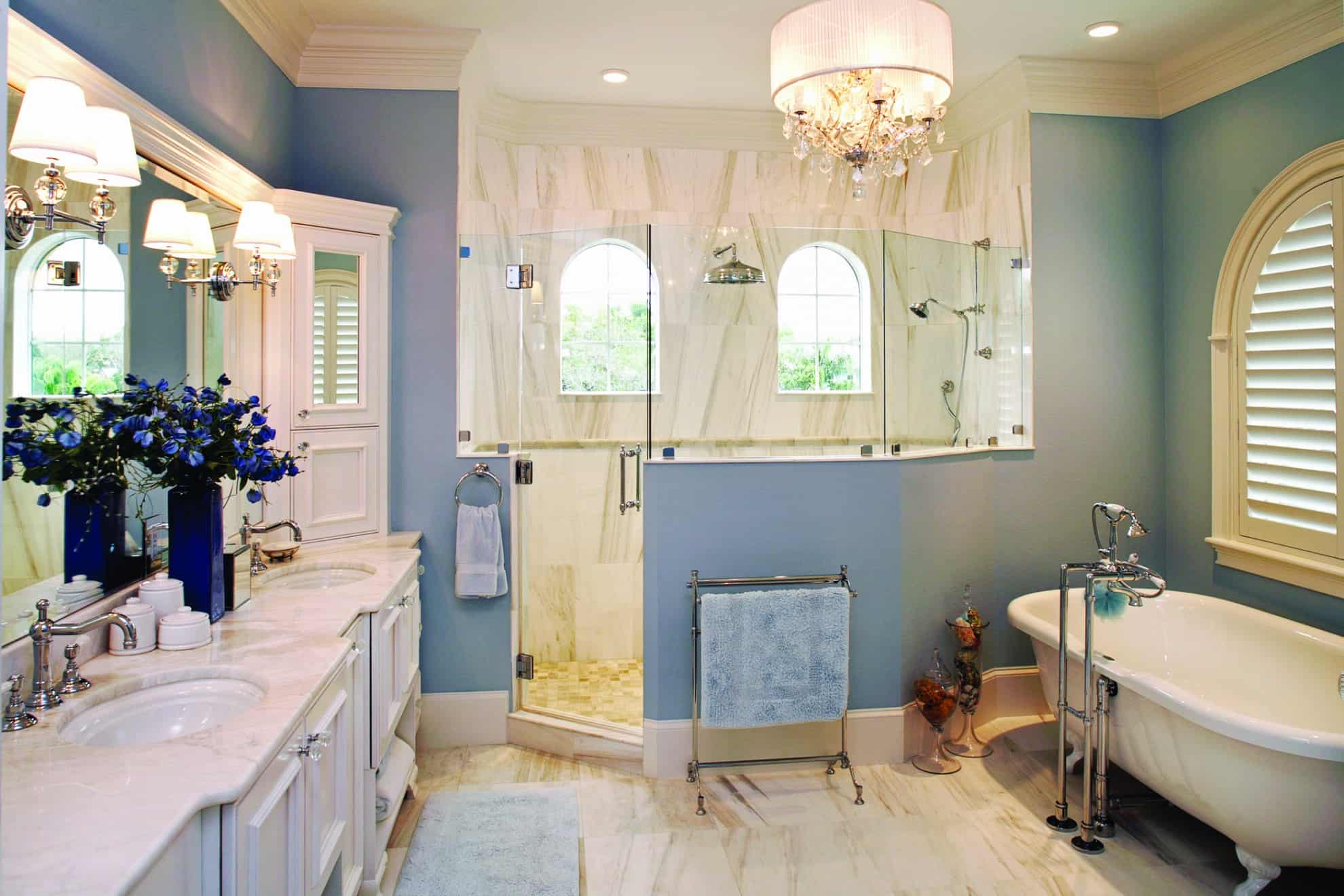 Blue Bathroom Vanity|traditional bathroom suites
