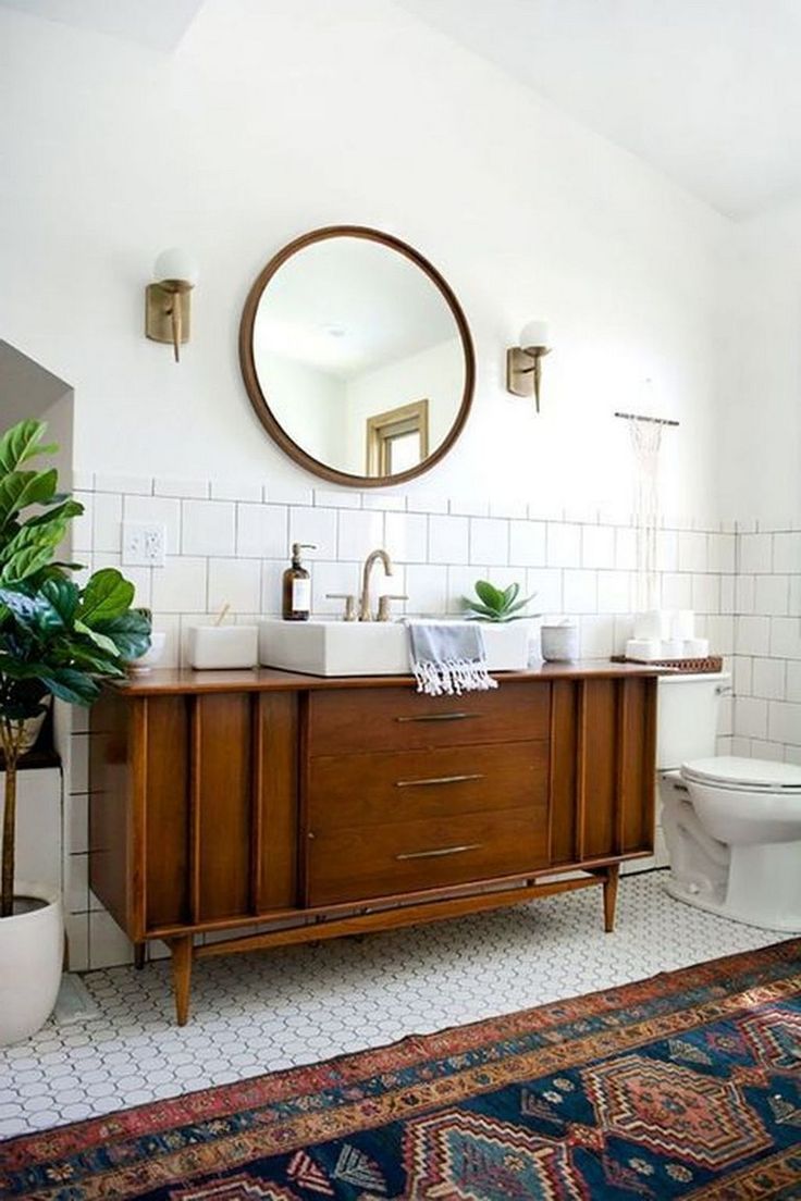 bohemian bathroom vanity
