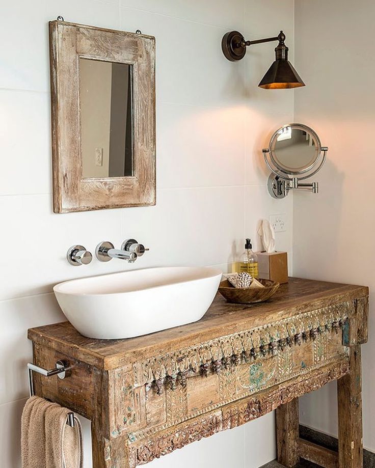 bohemian bathroom decor
