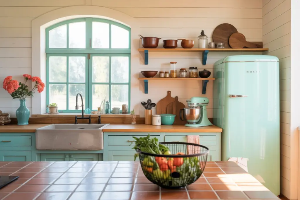 Boho Style Kitchen|
Small Rustic Kitchen