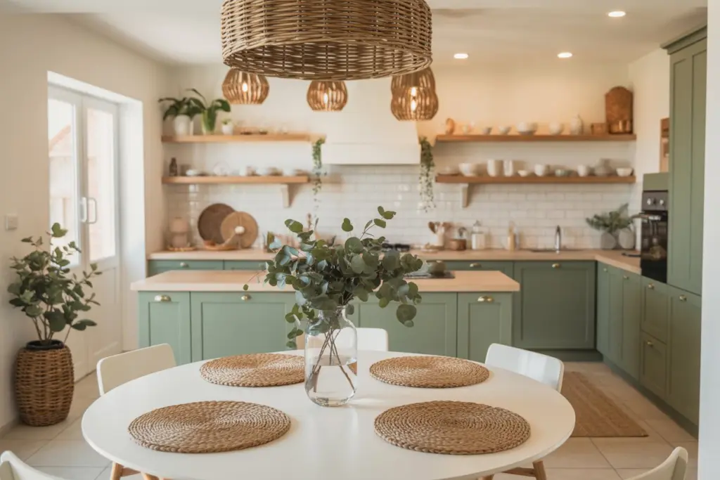 boho kitchen island lighting
