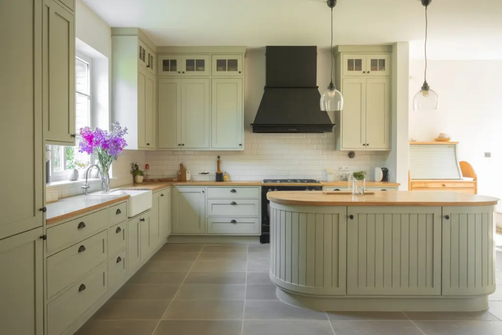 Shaker design|traditional colonial house interior

