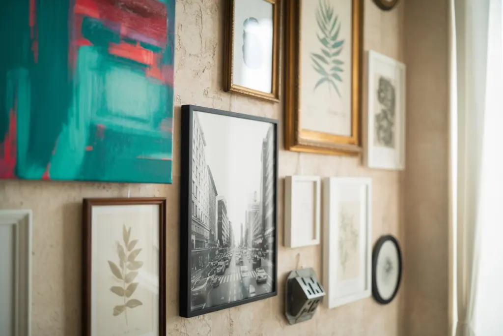 wrapped art| how to measure a gallery wall

