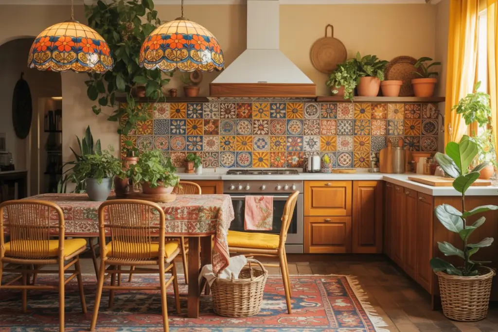 boho kitchen wall decor
