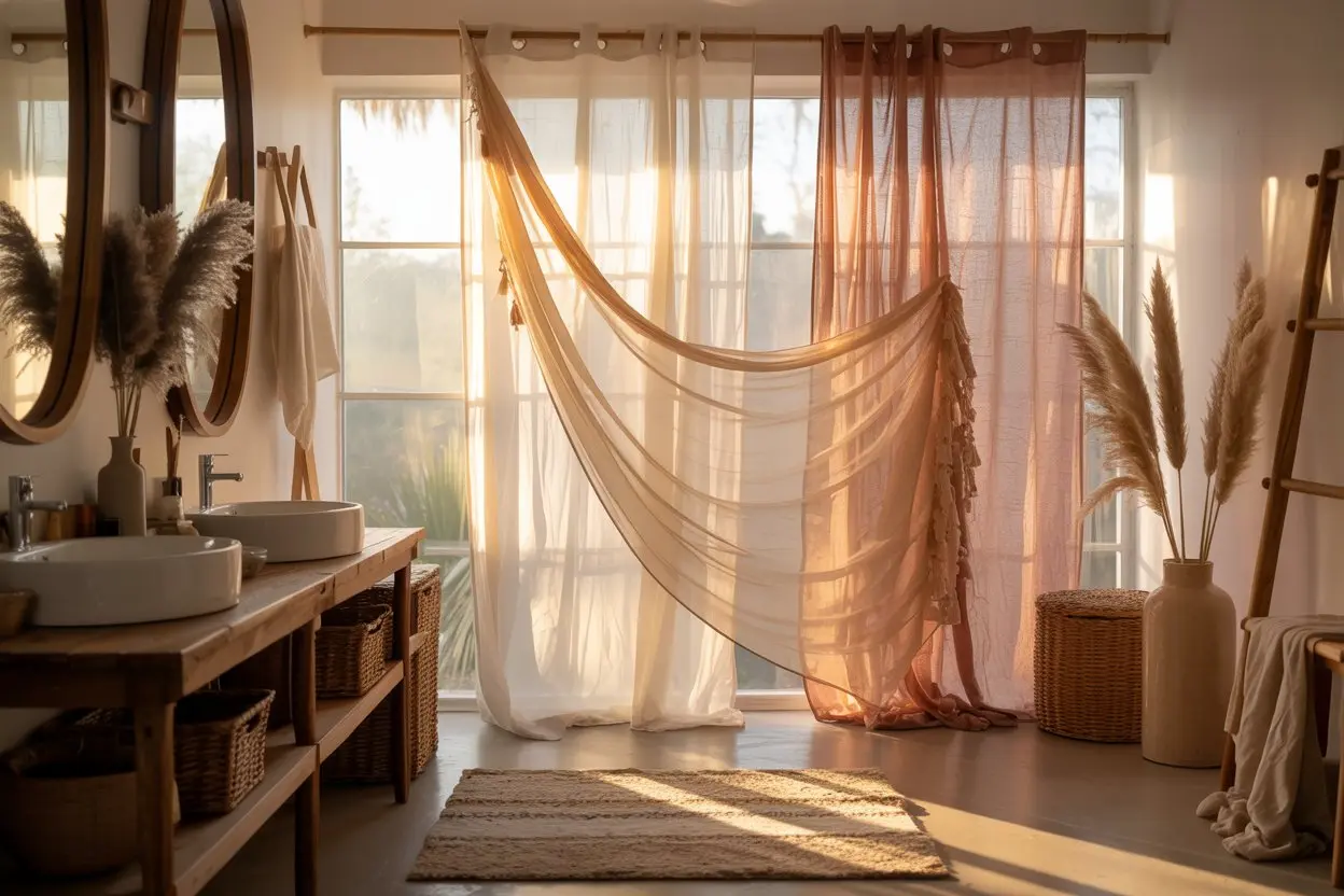 The Best Boho Bathroom Decor Ideas & Trends : Easy To Copy