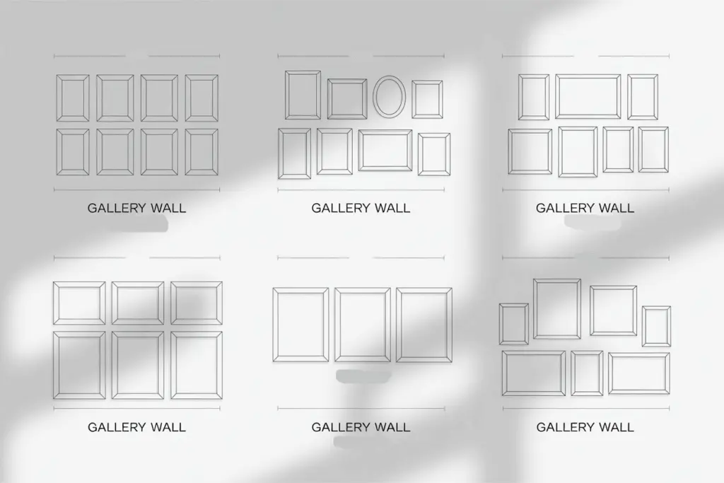 Gallery Wall Ideas & Layouts 