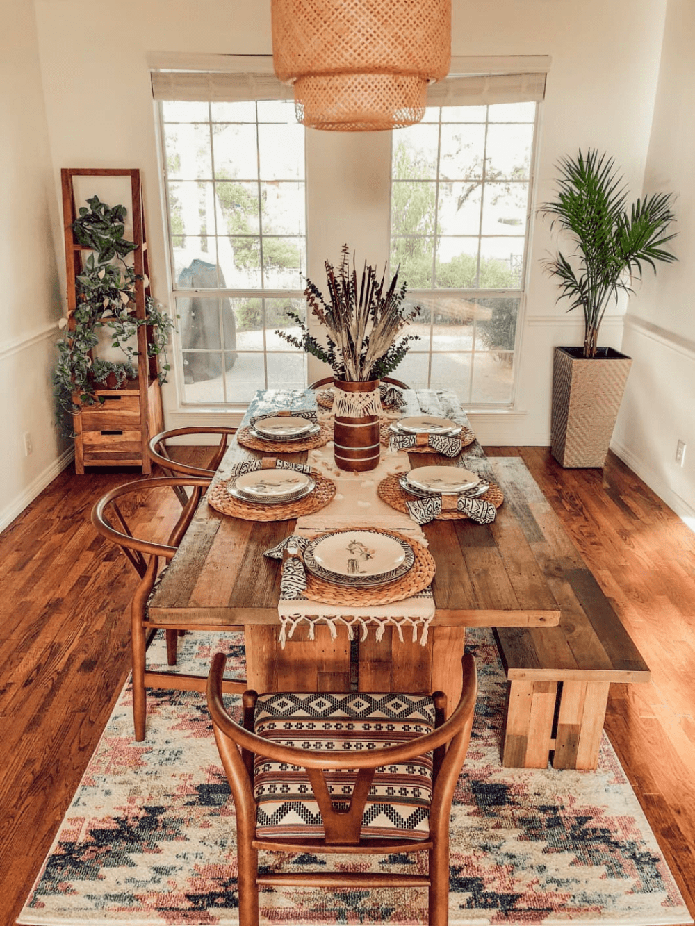 boho dining room chairs
