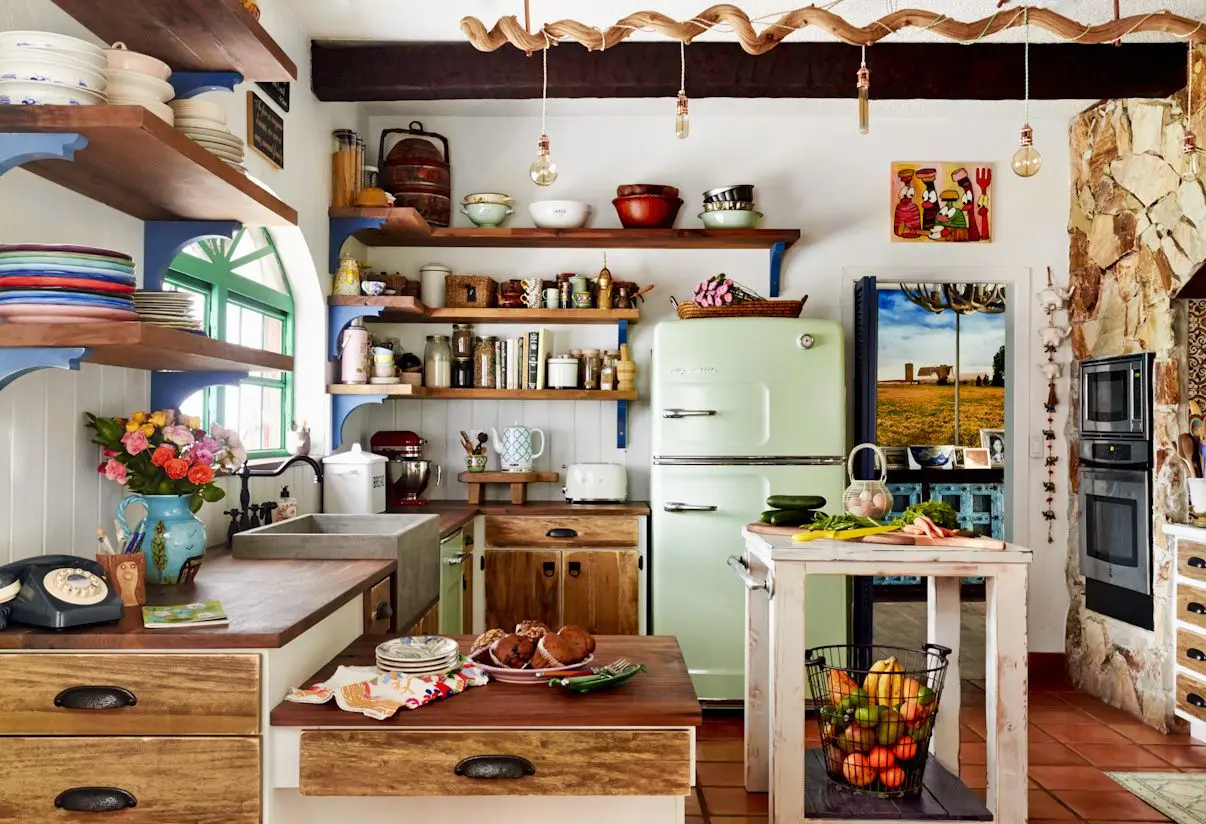 boho kitchen decor