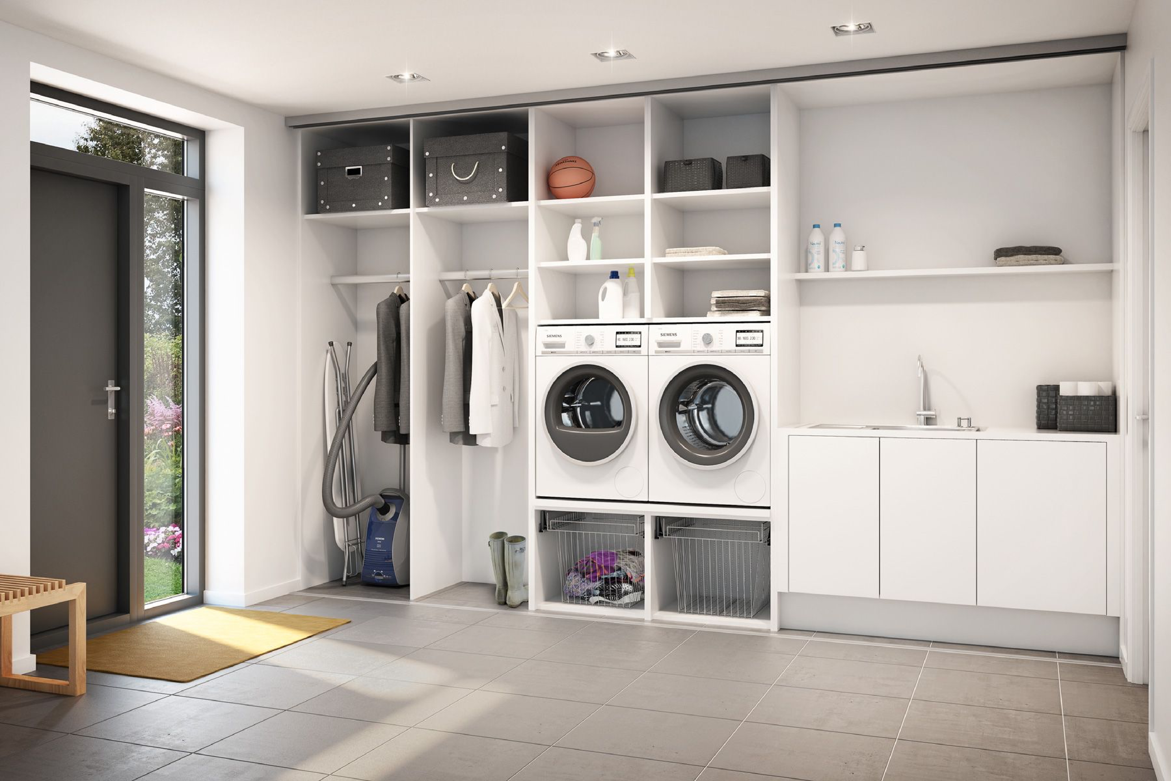 laundry mudroom combo
