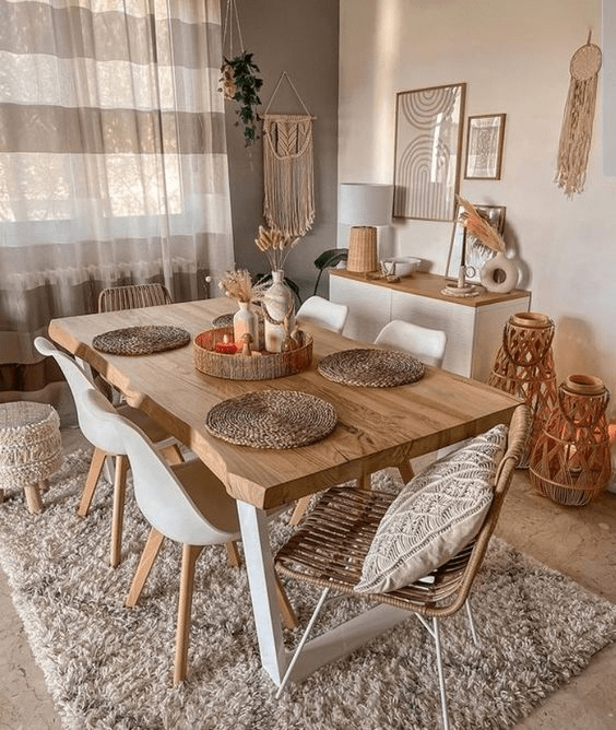 boho kitchen chairs
