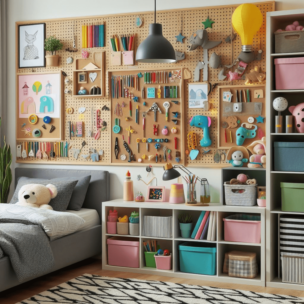 childrens bedroom storage ideas


