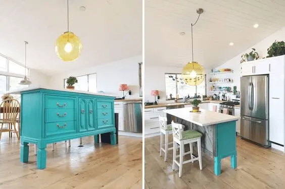 21+ Amazing Bohemian Kitchens Ideas in 2024 3 boho kitchen island