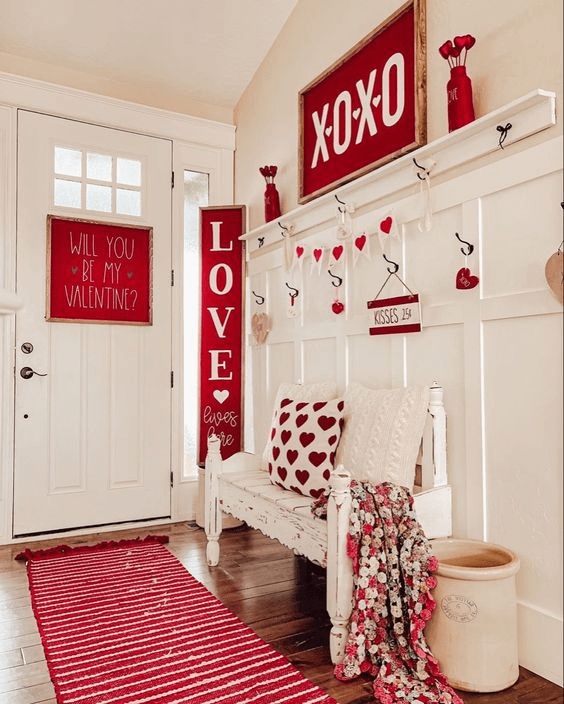 Valentines Day Entry Table