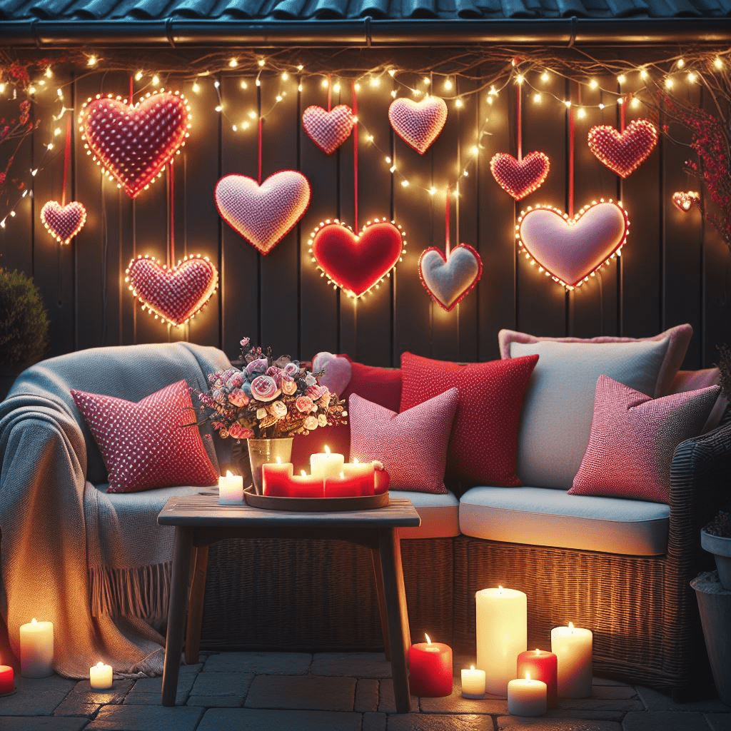 Valentine's Day Outdoor|
Valentine's Day Garden decoration
