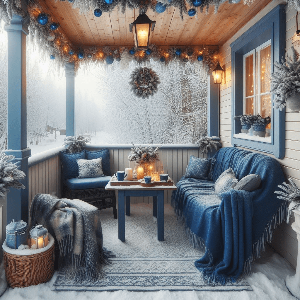 winter front porch ideas

