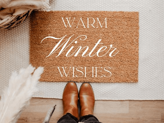 decorate front porch for winter
