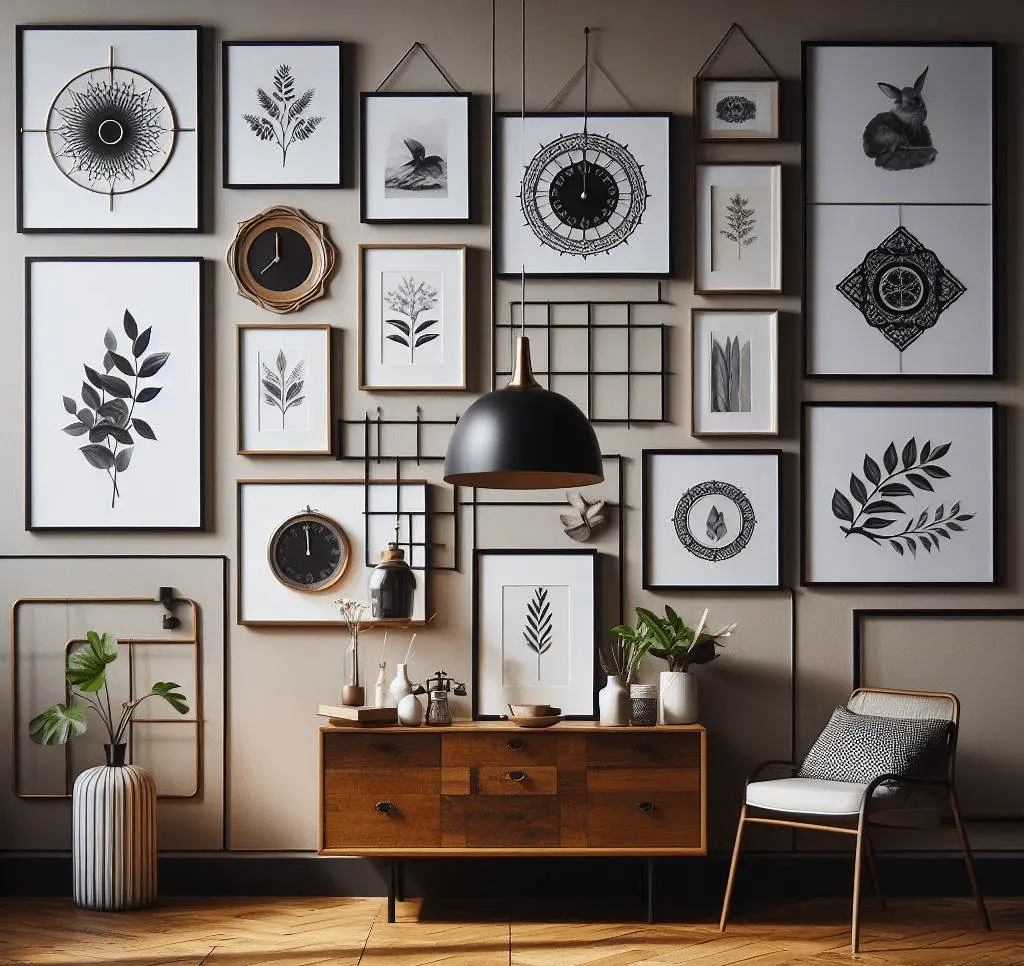 12 Gallery Layouts: Which Gallery Wall Style Fits You Better 6 gallery layouts|wall layouts