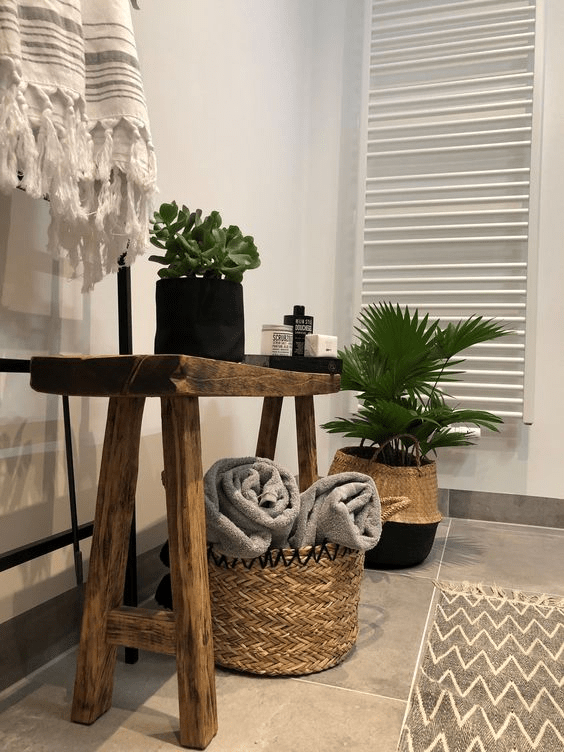 boho bathroom tile
