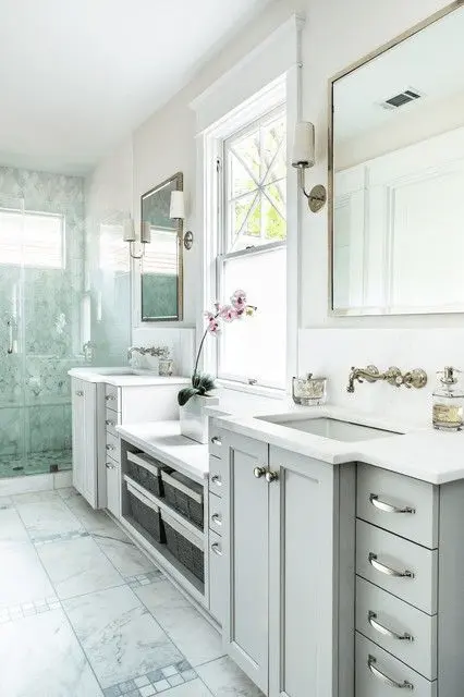 jack and jill bathroom remodel