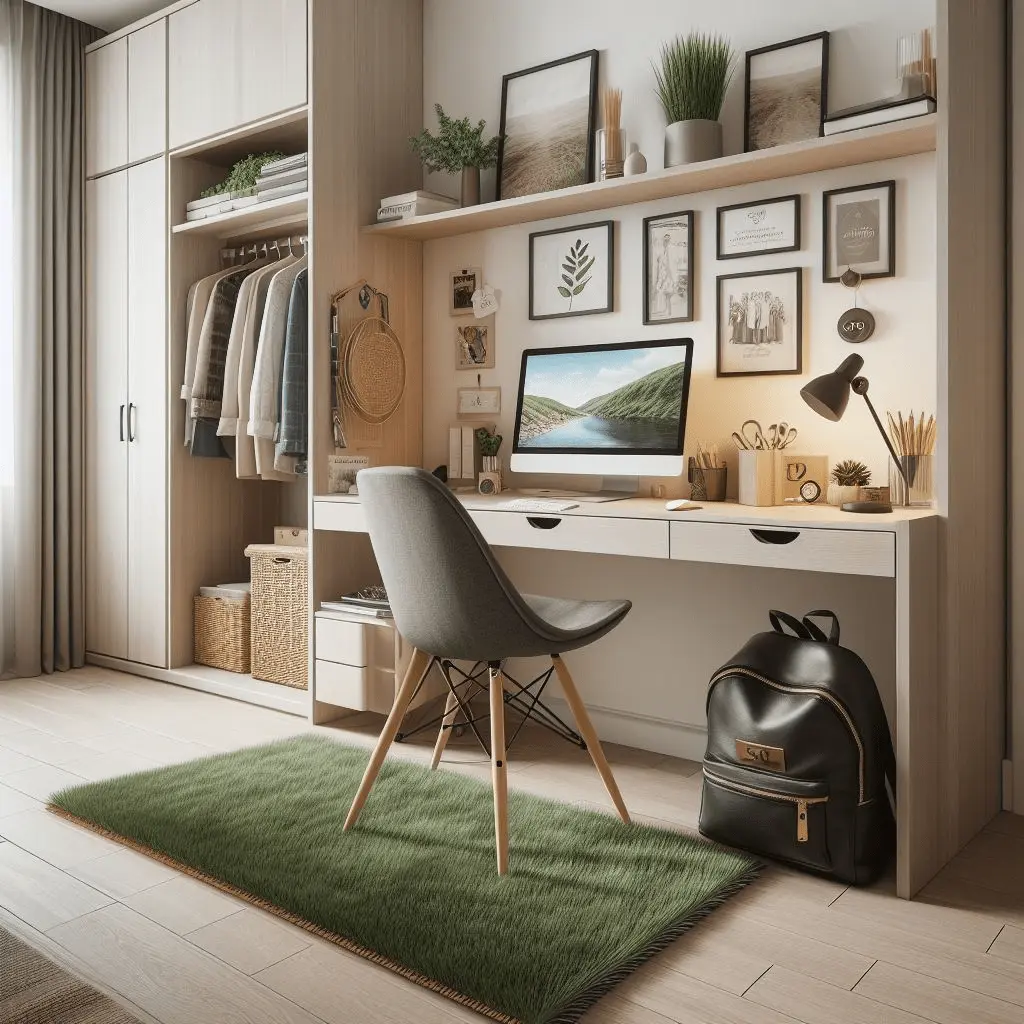 Closet and Office Combo: Smart Ways To Create Home Cloffice 10 turn a closet into an office