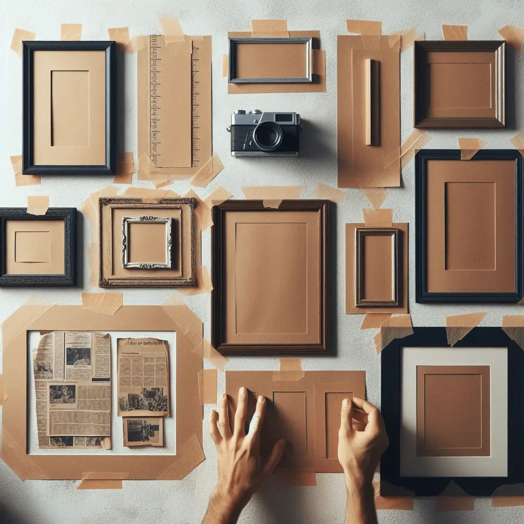 How To Lay Out A Gallery Wall: Step By step Guide 4 picture your walls| Gallery Wall