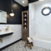 Vintage Black and White Bathroom Ideas: Ways To Time-Traveling! 18 Vintage Black and White Bathroom