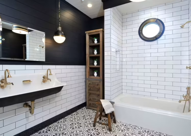 Vintage Black and White Bathroom ideas