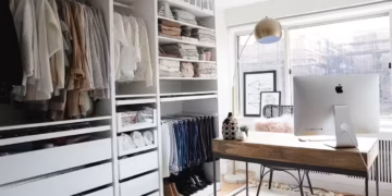 Walk in Closet Workspace| Closet and Office Combo