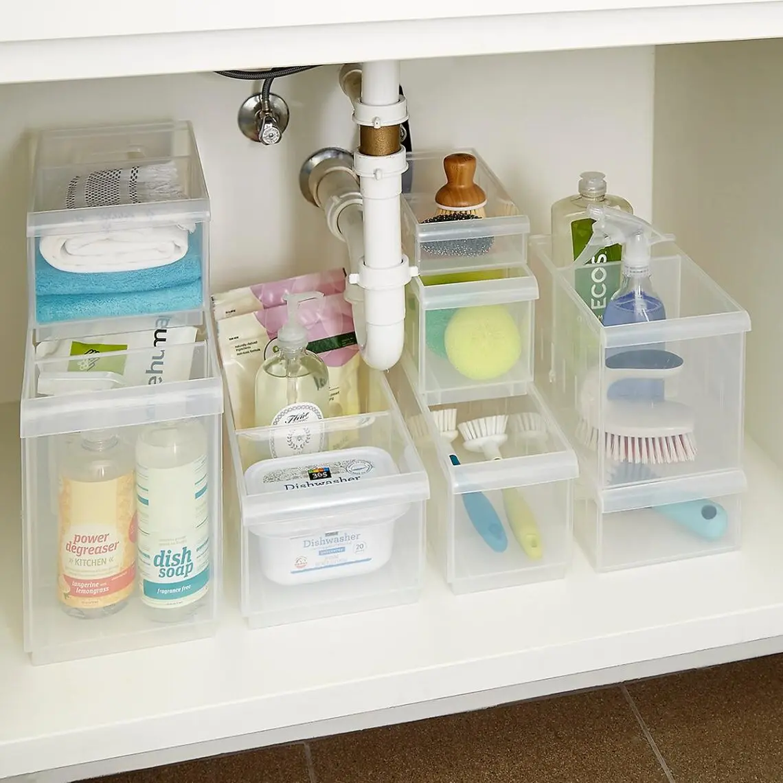 17 Under Sink Storage Ideas That will Keep Your Space Tidy 15 Under Sink Organizers