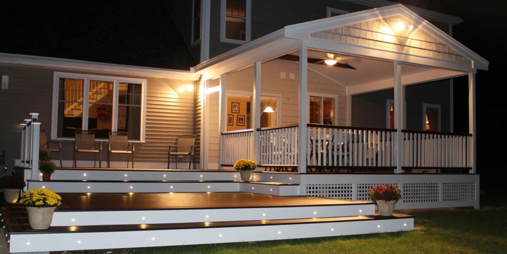 meaning of colored porch lights

