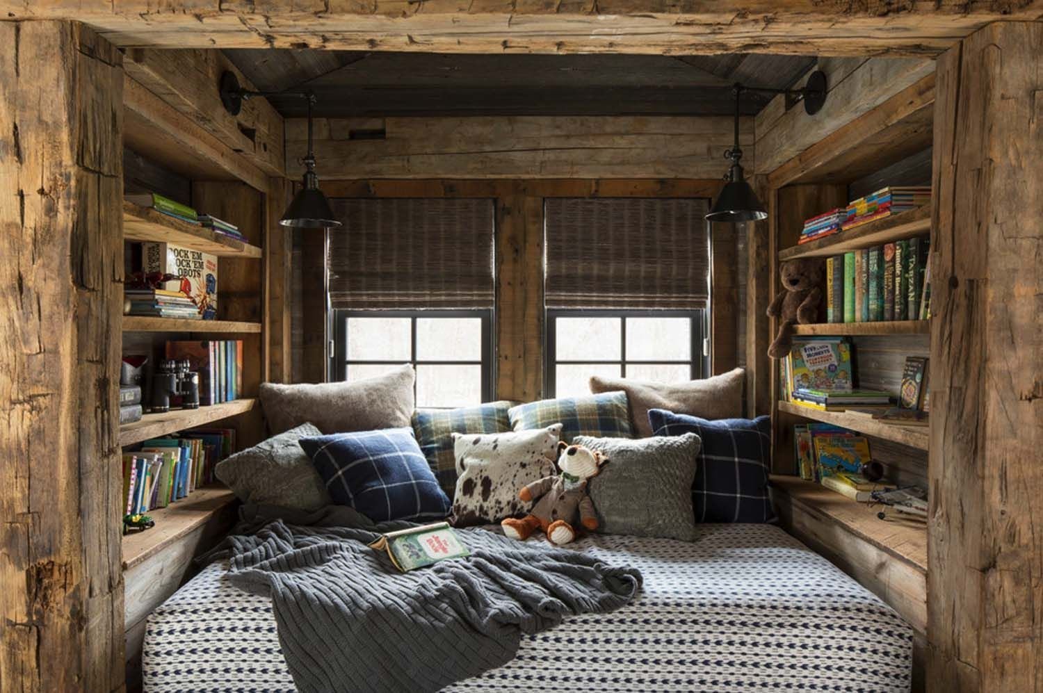 old cabin interior