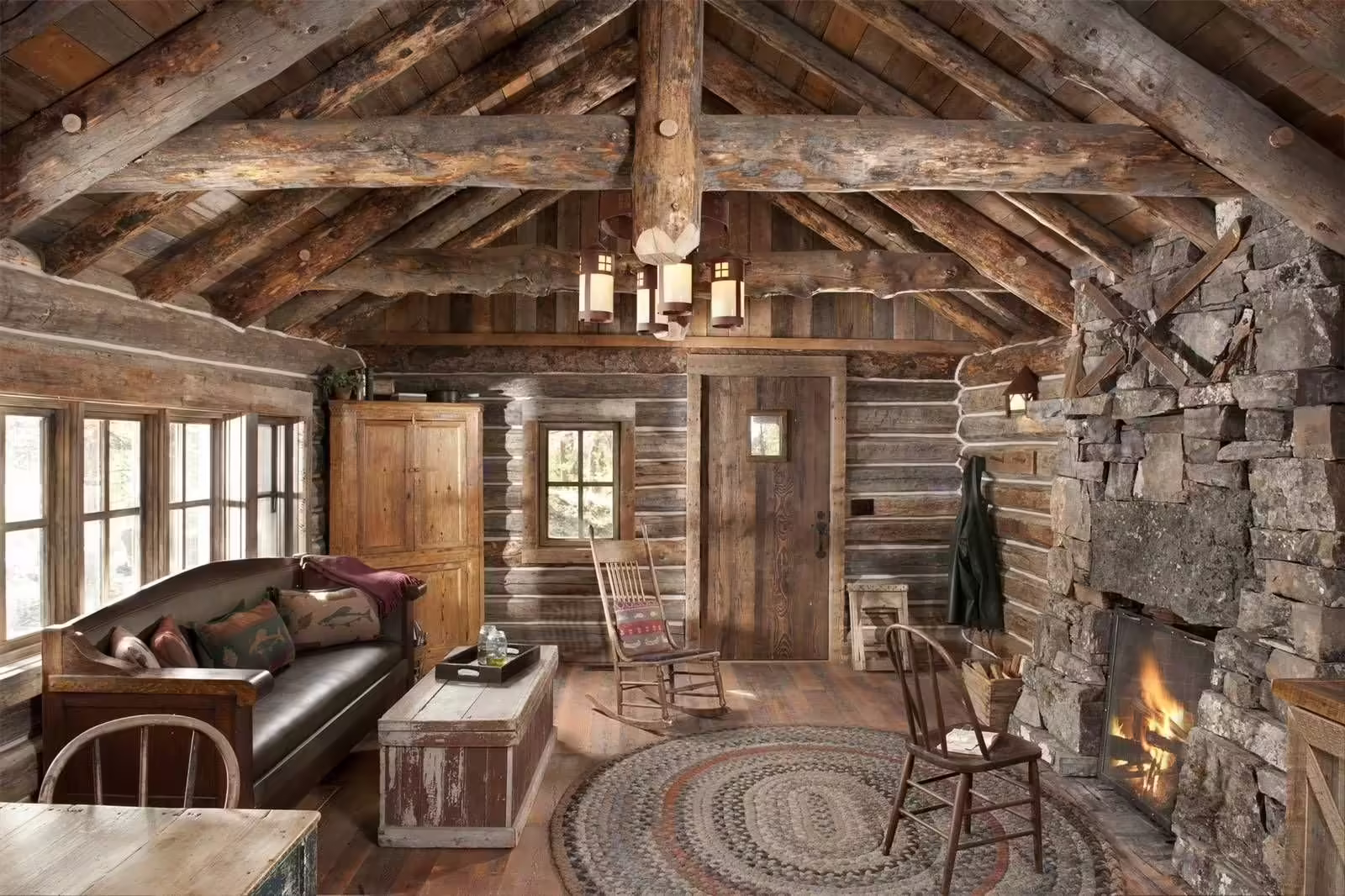 small rustic cabin interior ideas