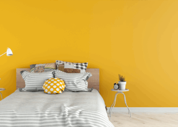 A Room with One Wall Different Color