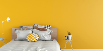 A Room with One Wall Different Color