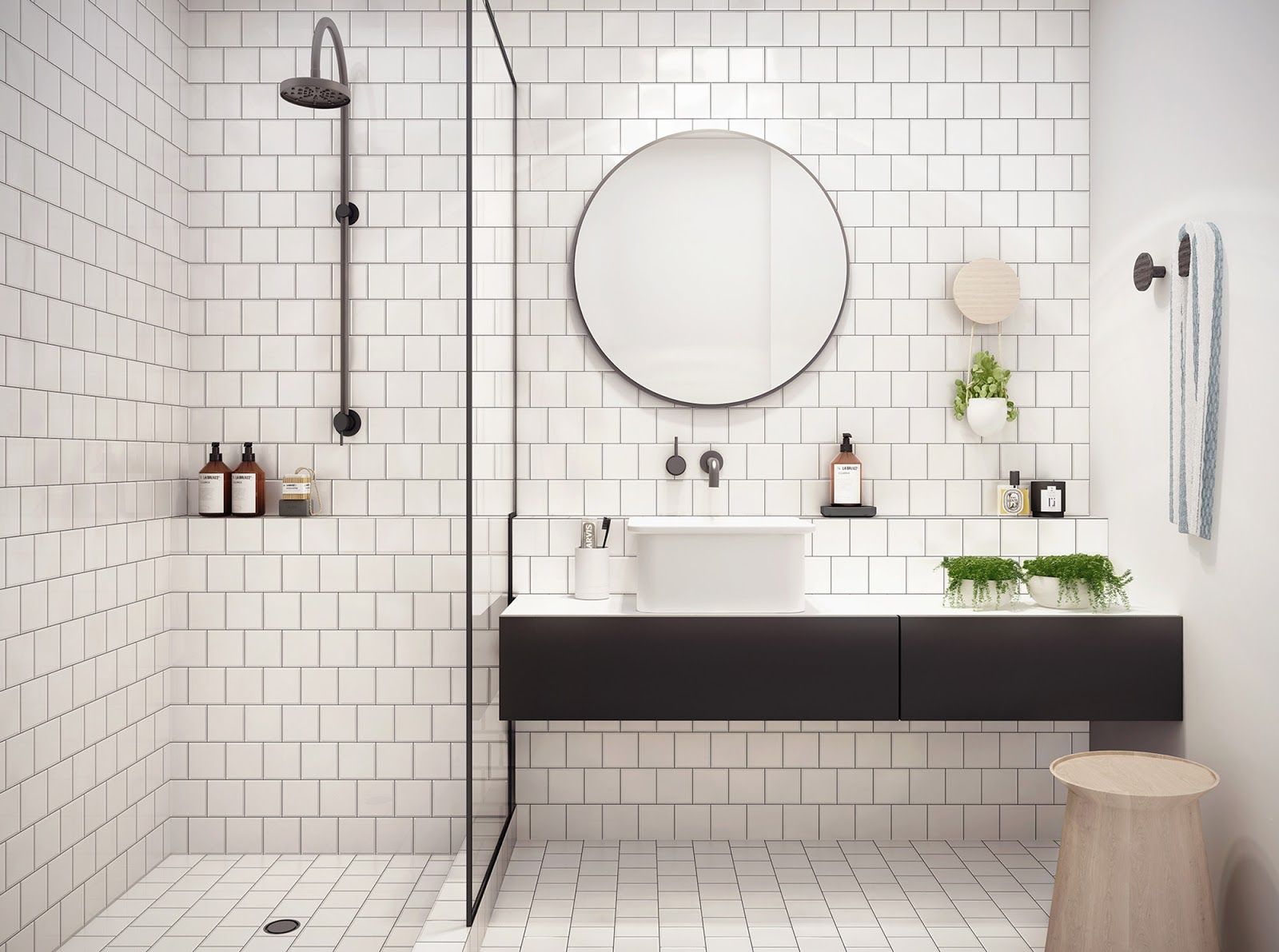White Bathroom Tiles