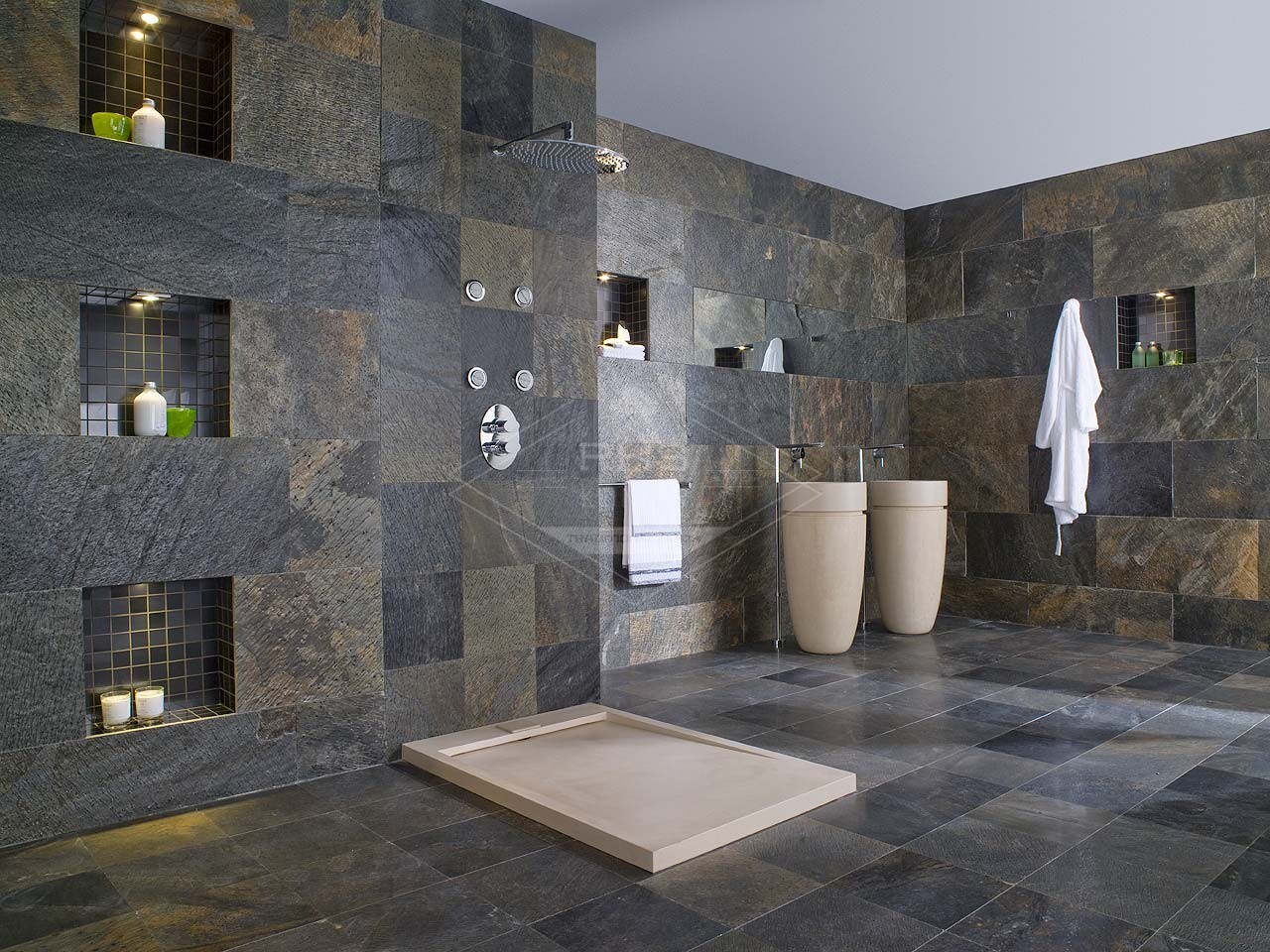Natural Stone Bathroom Tile