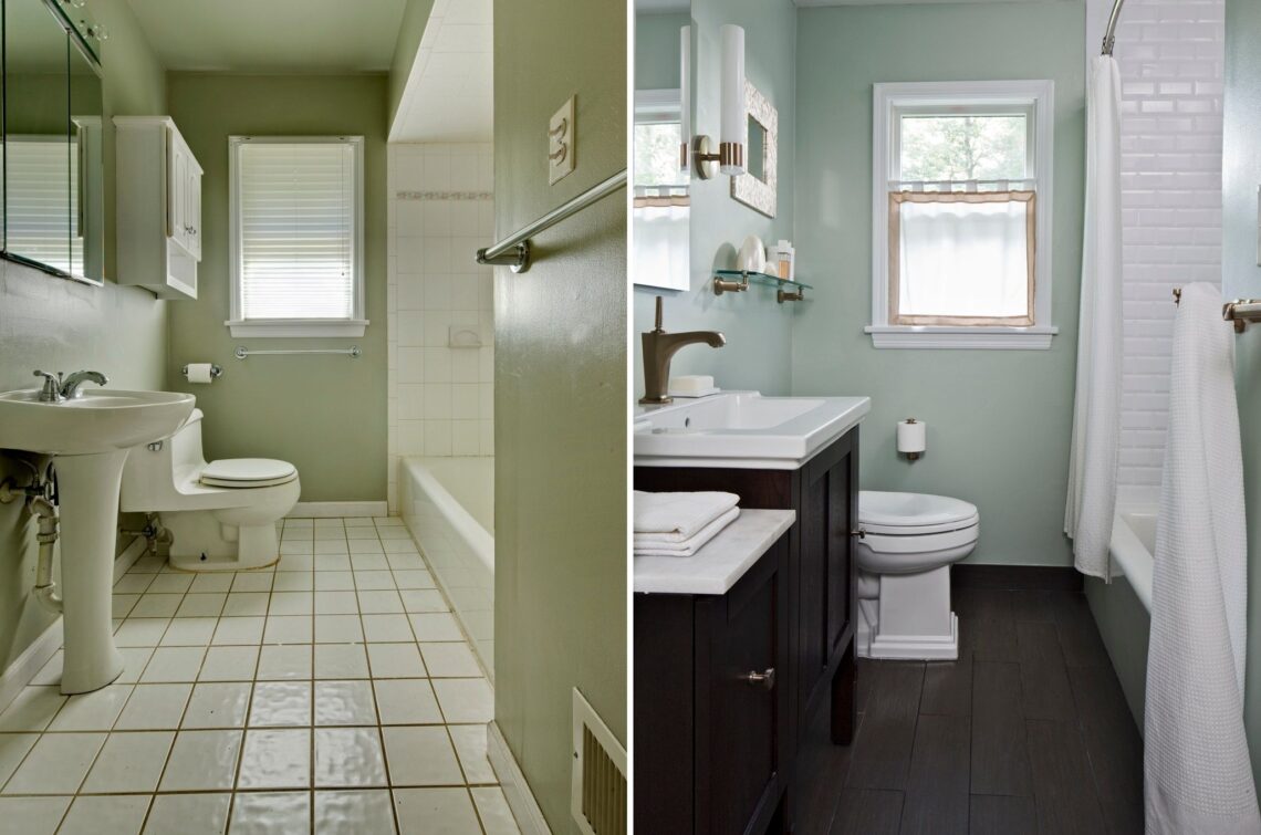 average bathroom
