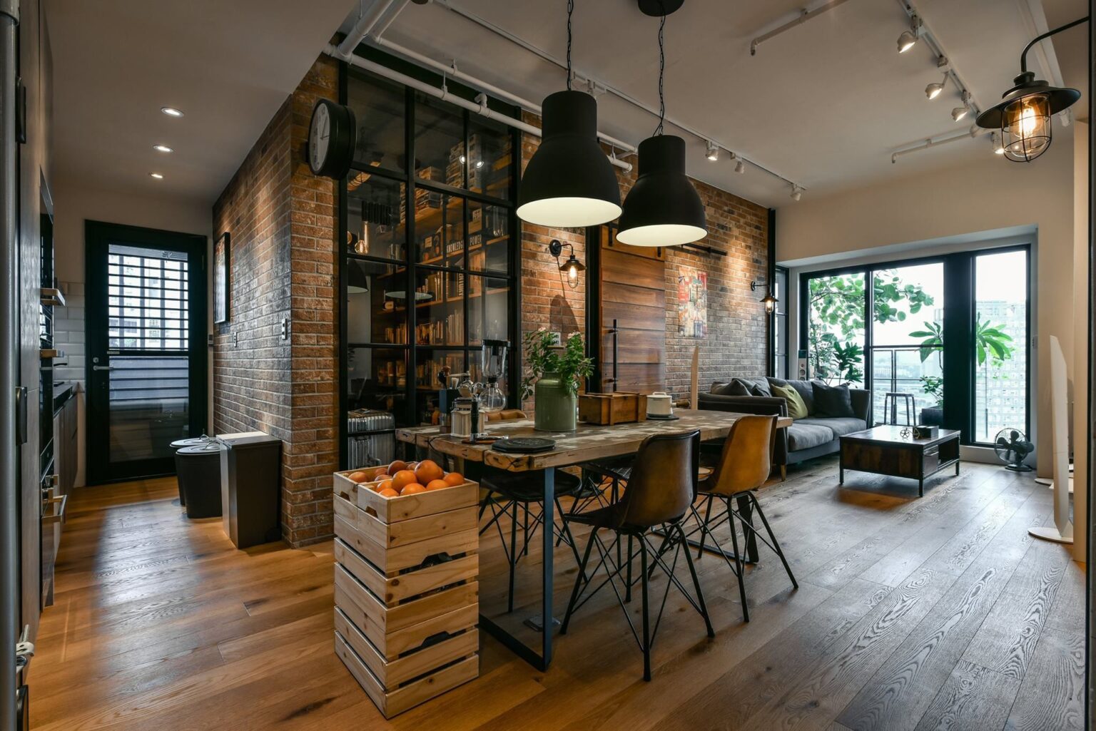 industrial home interior design ideas
