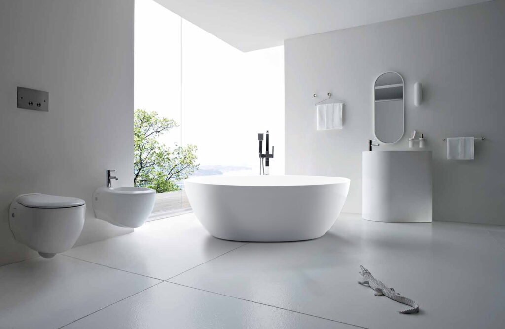 Modern White Bathroom