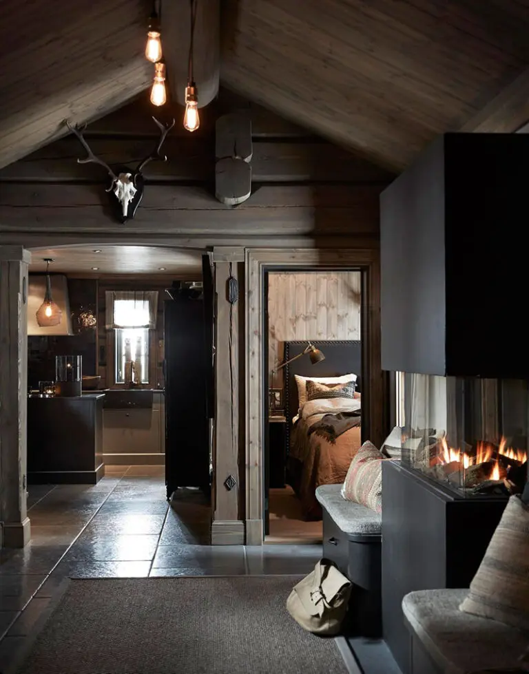 10+ Dark Cabin Interior Ideas: Tips & Amazing Picture 3 dark cabin interior