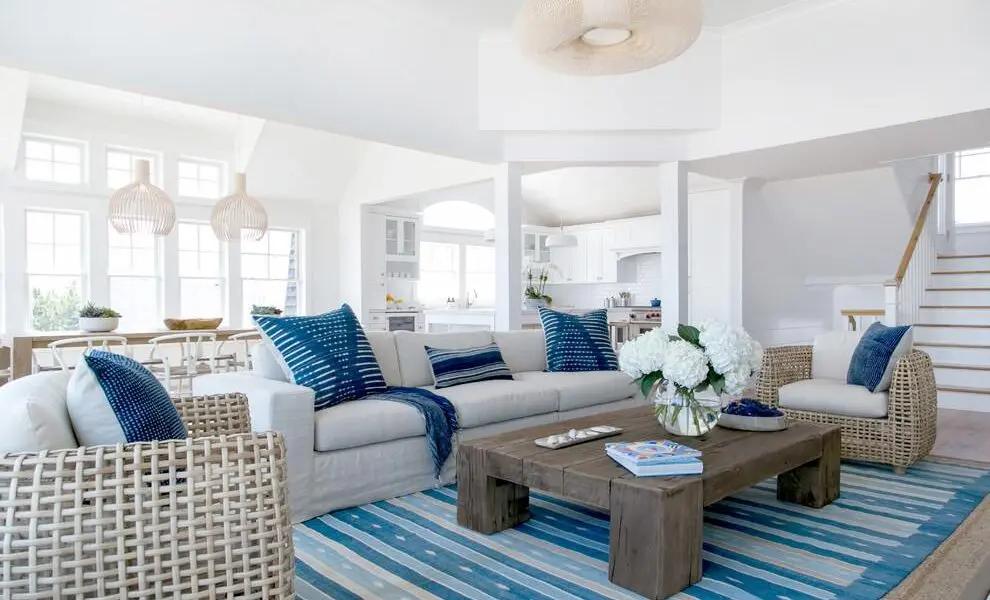 Most Popular Types of Interior Design Styles in 2024 9 Coastal Blue Living Room